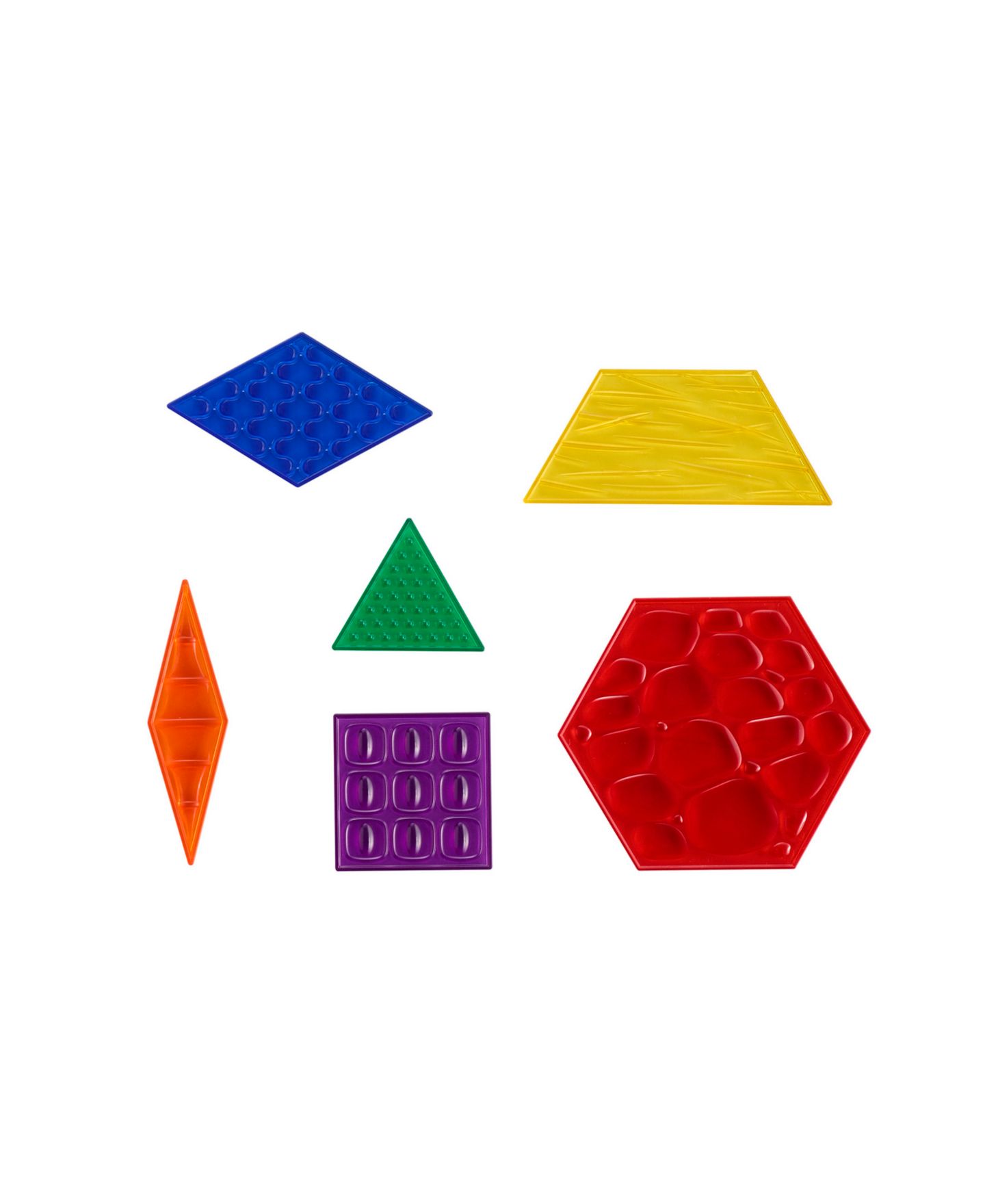 Детский конструктор edxeducation Translucent Sensory Pattern Blocks — фото 2
