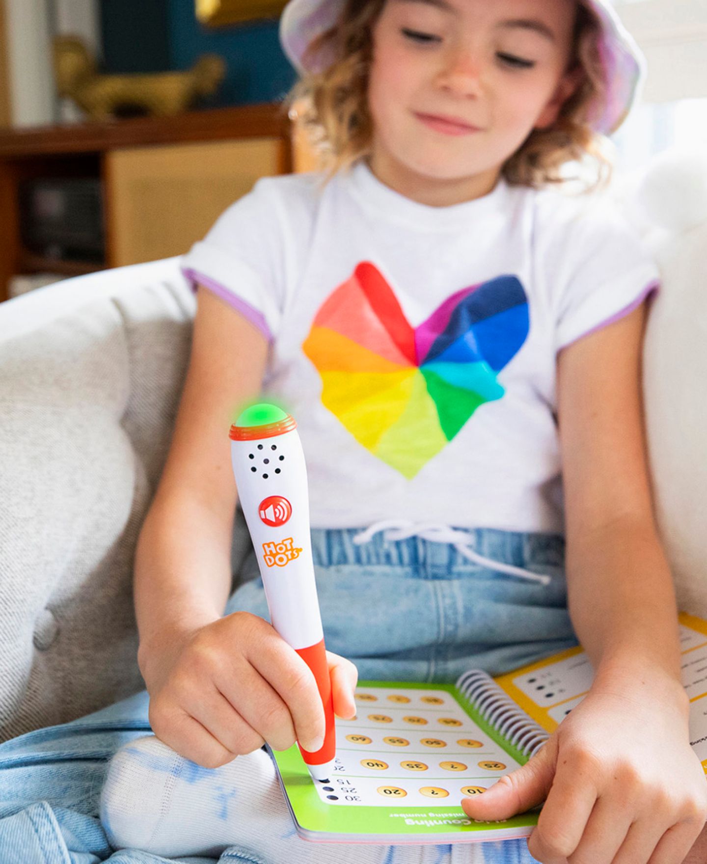 Детская игрушка Educational Insights Hot Dots Reading and Math Interactive Workbook, Ages 6+ — фото 5