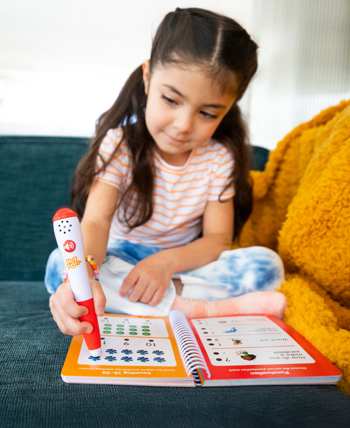 Educational Insights Hot Dots Kindergarten Essentials Reading And Math Workbook In Multi