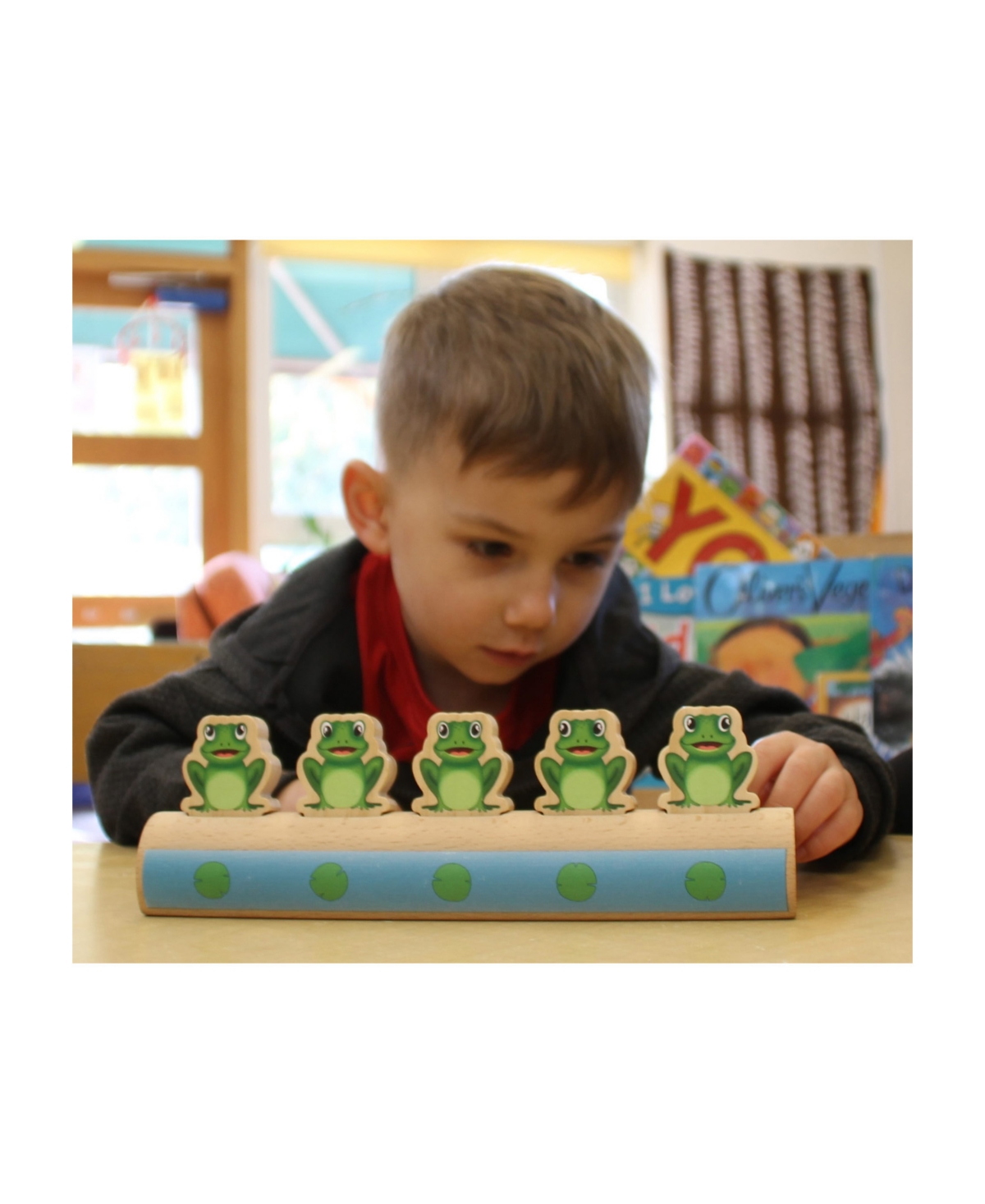 Yellow Door Five Frogs On A Log Number Line Tool In Multi