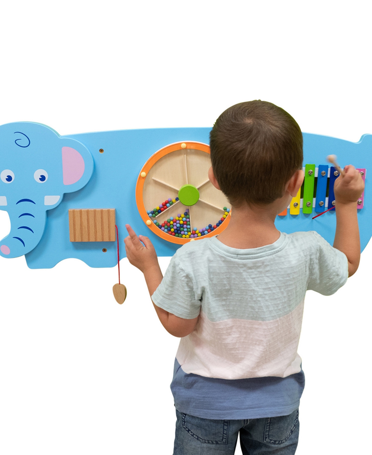 Learning Advantage Elephant Activity Wall Panel Activity Center In Multi