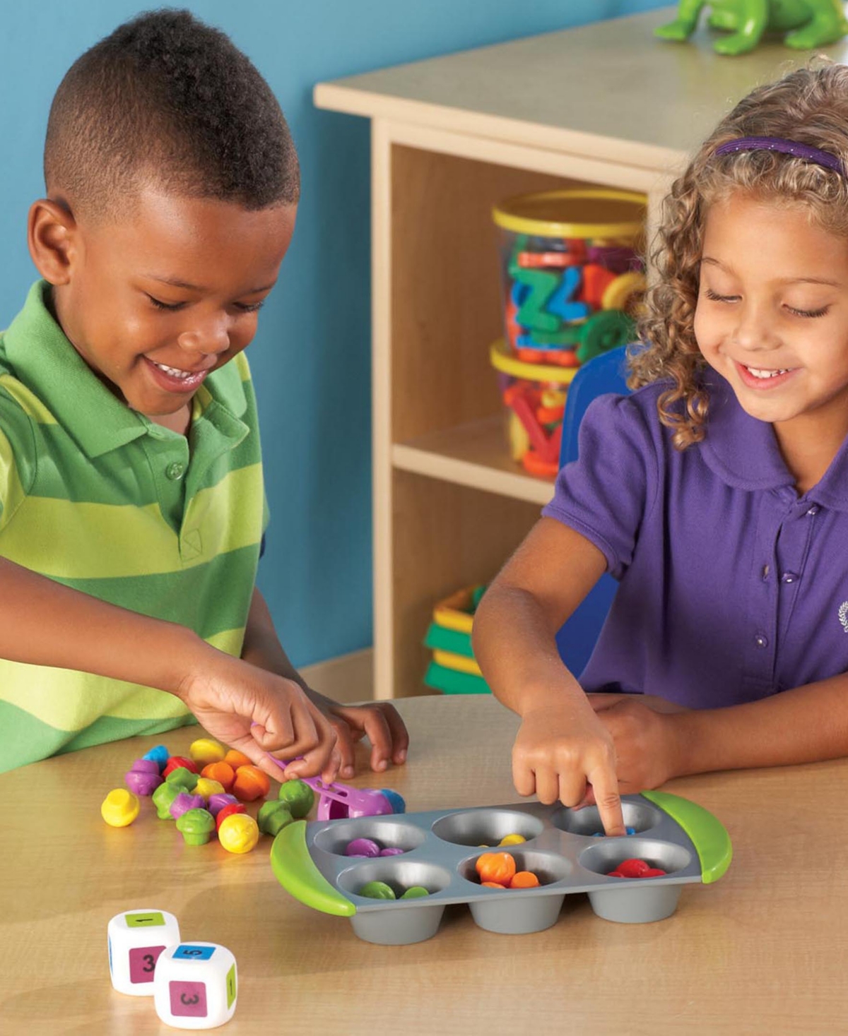 Learning Resources Mini Muffin Match Up Math Activity Set In Multi