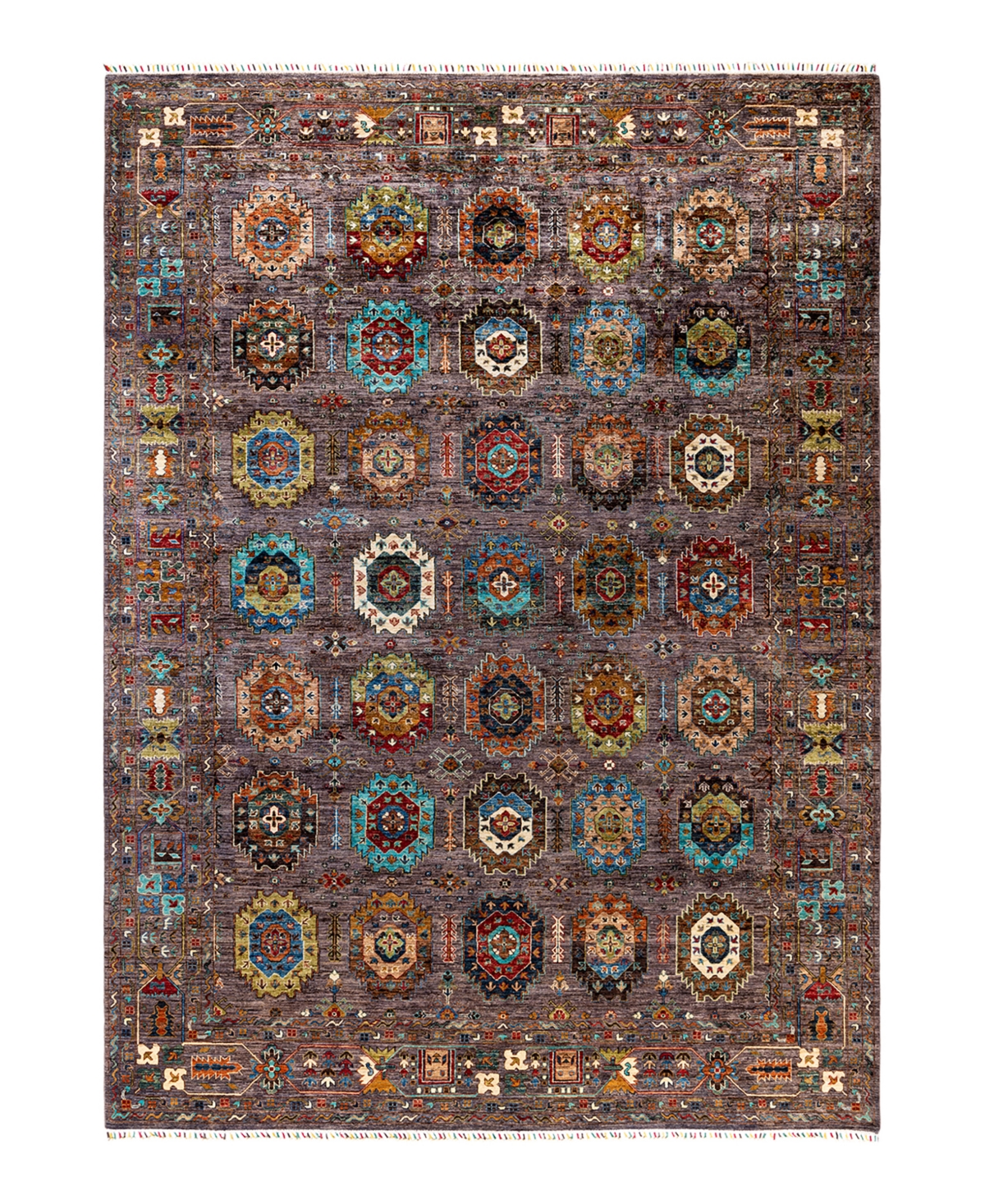 Adorn Hand Woven Rugs Tribal M1999 9'1"x12'6" Area Rug In Brown