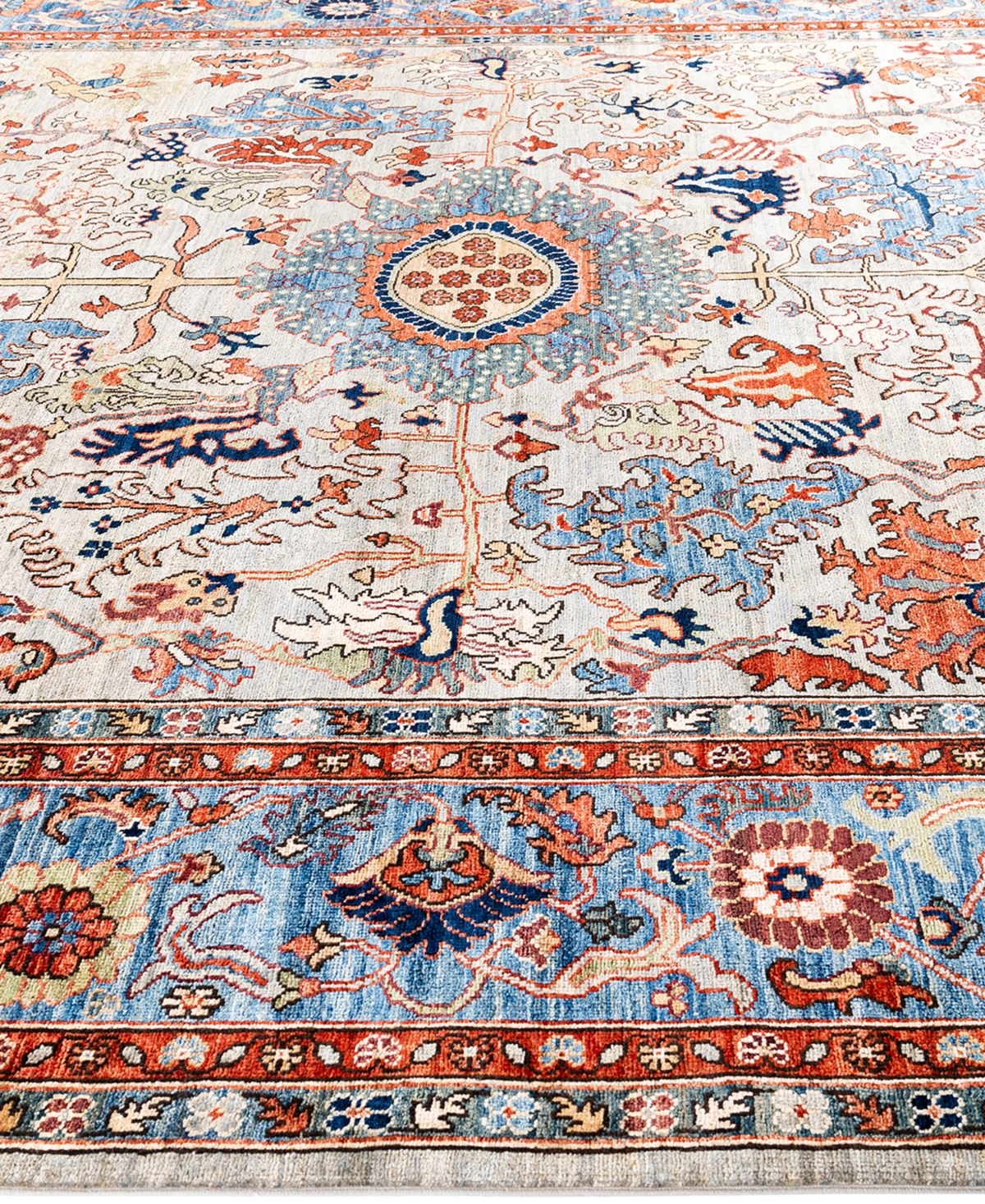 Adorn Hand Woven Rugs Serapi M1999 9'x11'8" Area Rug In Beige