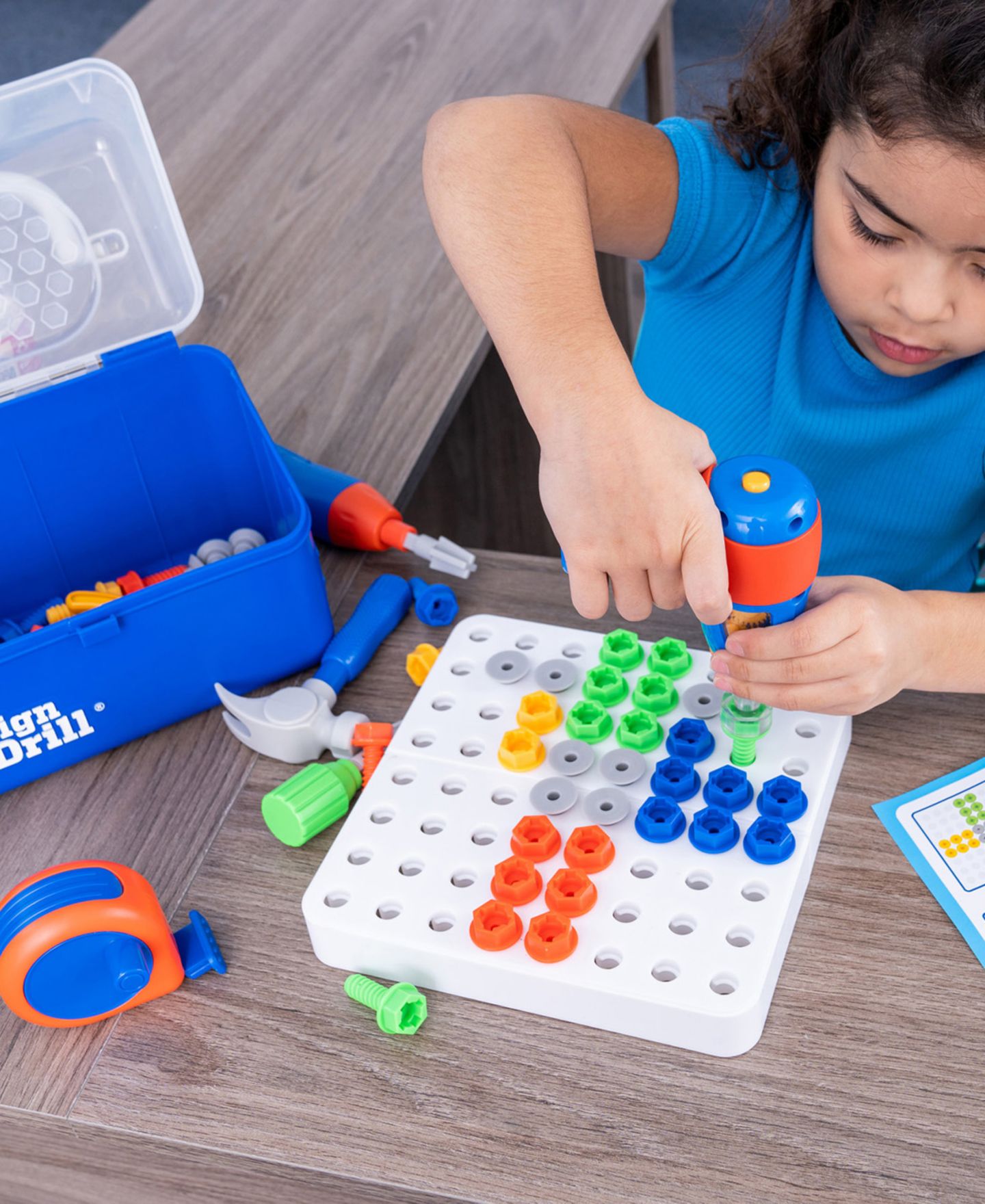 Детская игрушка Educational Insights Design & Drill Working Tools Toolbox, Ages 3+ — фото 4