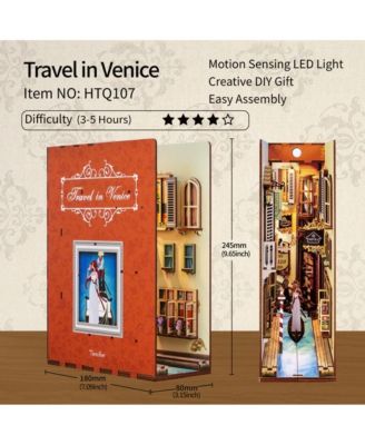 DIY 3D Book Nook Kit Travel in Venice 127pcs