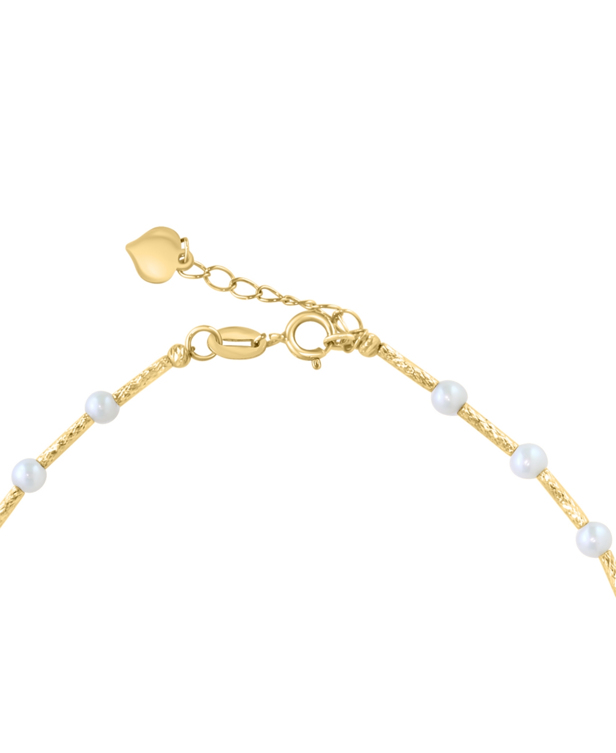 EFFY COLLECTION EFFY CULTURED FRESHWATER PEARL (2-1/2 & 8MM) LINK BRACELET IN 14K GOLD