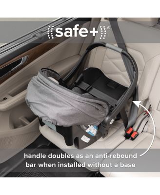 Quantum 4 3-in-1 Travel System with LiteClik30 R SafePlus Infant Car Seat and Base, Gray Slate