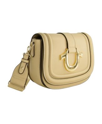 Saddle Bag with Gold Hardware