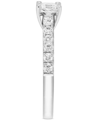 Diamond Princess-Cut Engagement Ring (5/8 ct. t.w.) in 14k White Gold