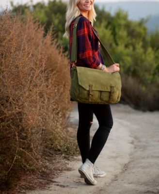 Coastal Canvas Messenger Bag