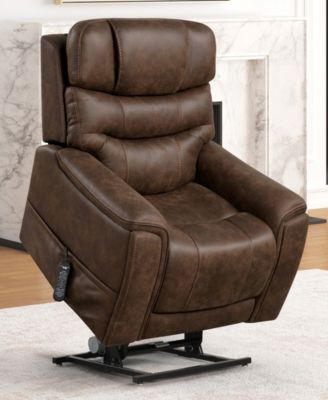 39" Leafstorm Artificial Leather Power Recliner Lift Chair