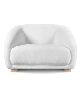 42" Waxley Chemille Sloped Arm Chair