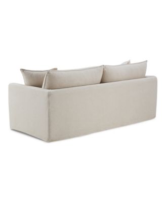 84" Linen Maddy Narrow Track Arm Sofa