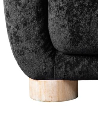 42" Waxley Chemille Sloped Arm Chair