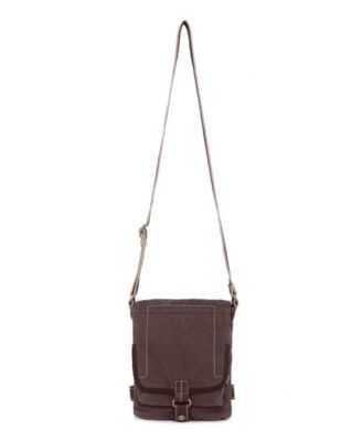 Atona Classic Flap Canvas Crossbody Bag