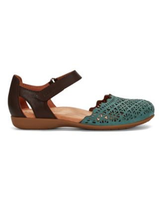 Women's Bronnie Perforated Two-Piece Flat Sandals