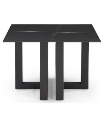 Emila 24" Square Sintered Stone Mix and Match End Table