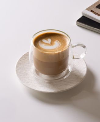 Artesano Hot Cold Beverages Small Insulated Espresso Glass, Set of 2