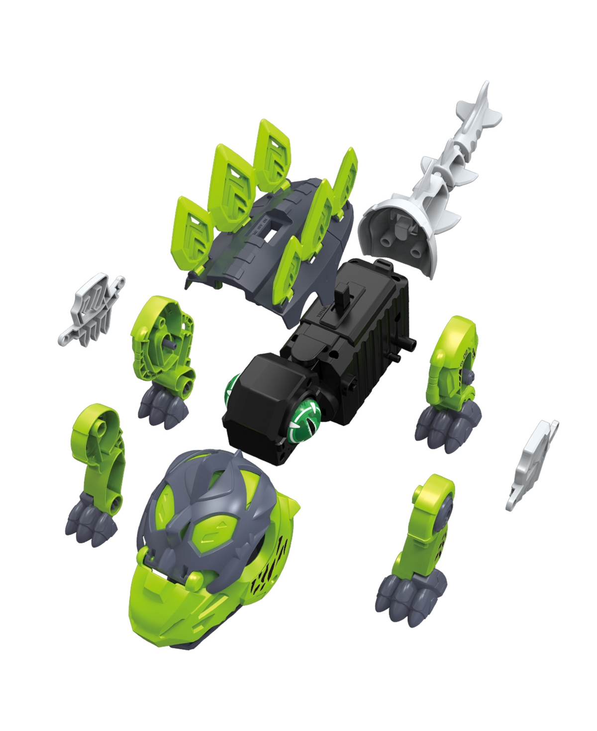 Flipo Dino Tech Stegosaurus Build It Kit In Green