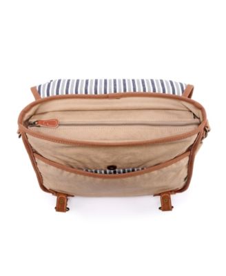 Dolphin Canvas Messenger Bag