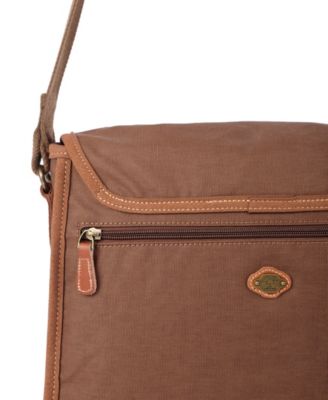 Dolphin Canvas Messenger Bag