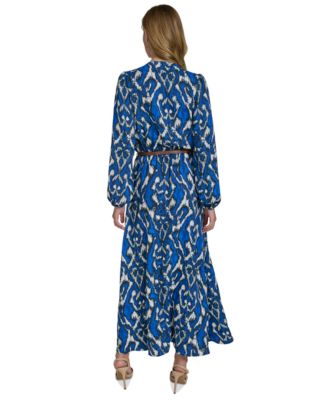 knee length dresses for ladies Halston Womens Eden Midi Dress, 2, Black main image 1