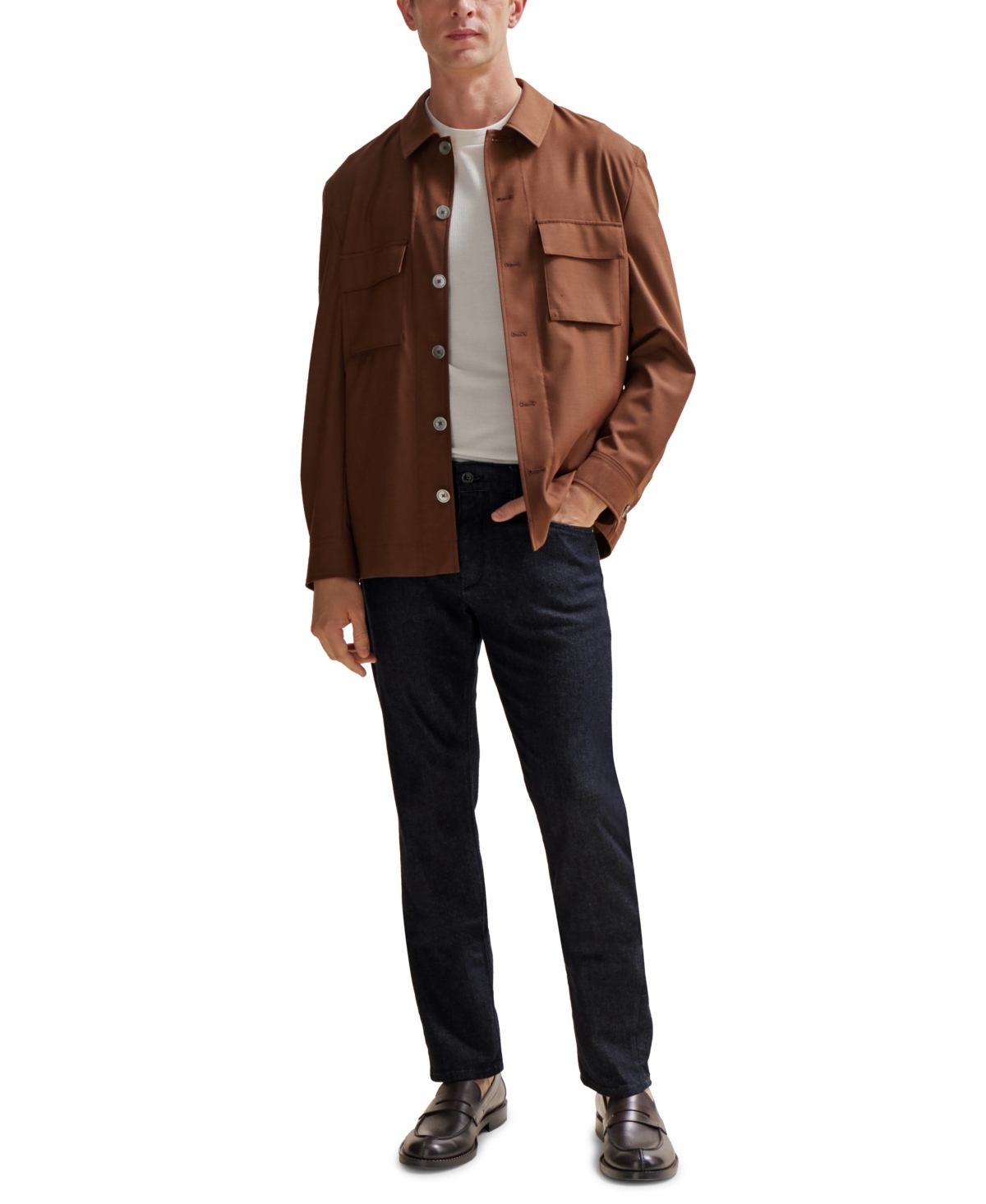 Boss by Hugo Boss Men's Luxury-Comfort Slim-Fit Jeans