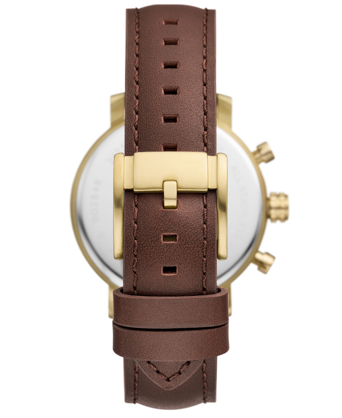 Fossil Men's Rhett Multifunction Gold-tone Stainless Steel Watch, 42mm In Brown