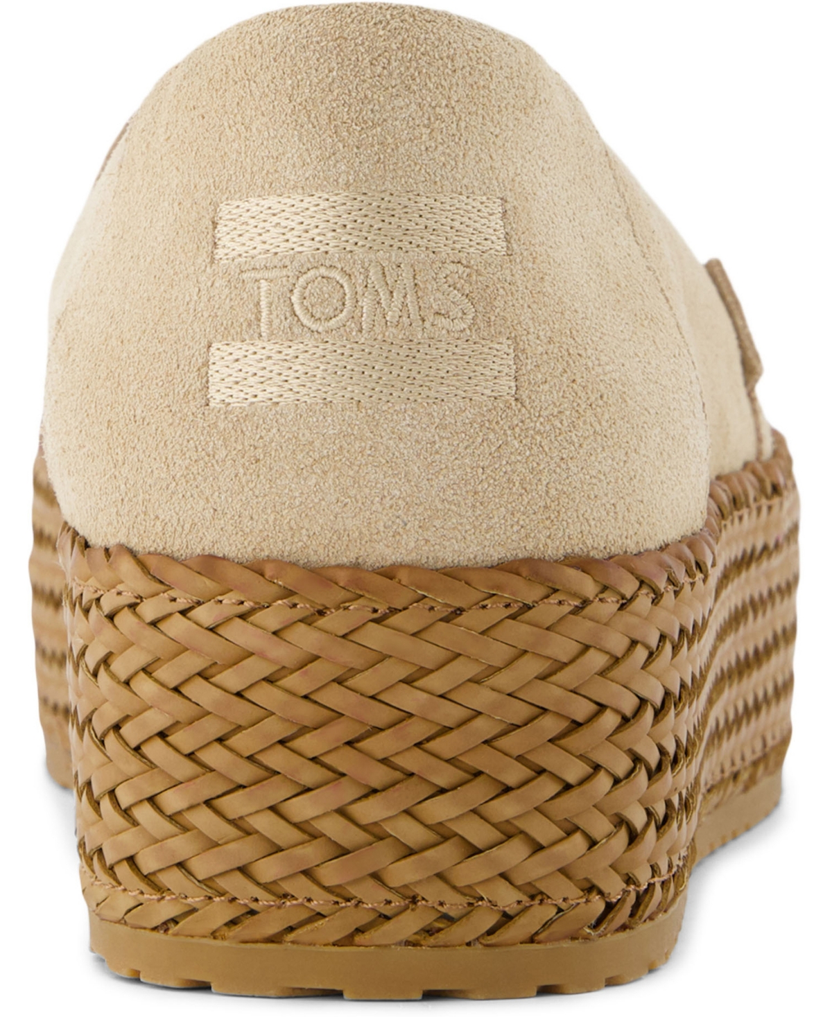Toms Valencia Platform Slip-on Sneaker In Oatmeal Suede