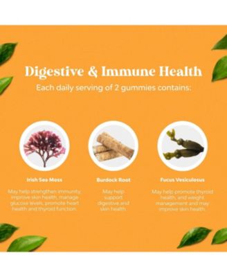 Seamoss Gummies for Adults and Kids, Mixed Berry, Nature's Craft, 90ct