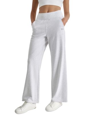 Women's Studded-Logo Wide-Leg Pants