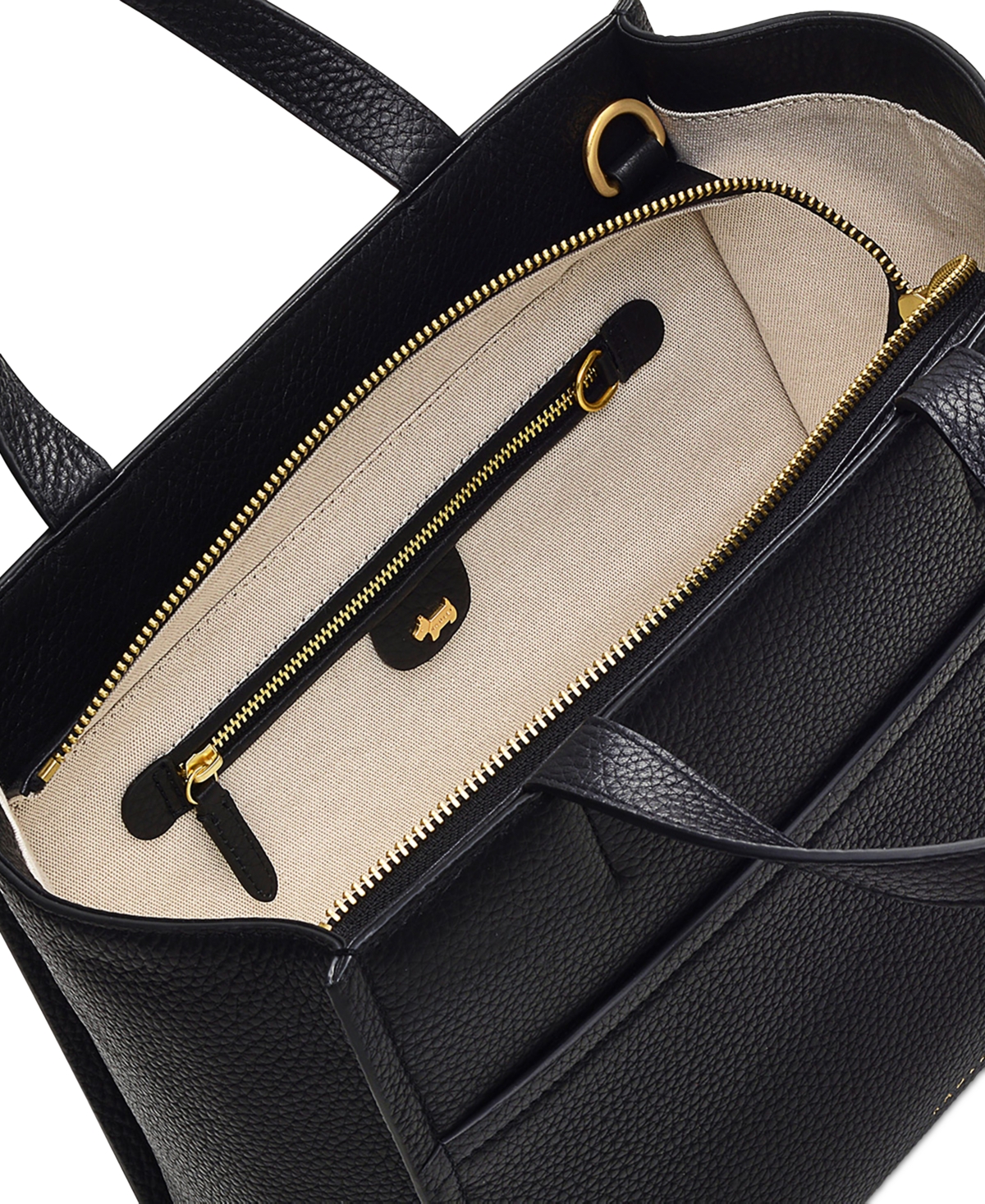 Radley London Oak Street Medium Leather Grab Bag In Black