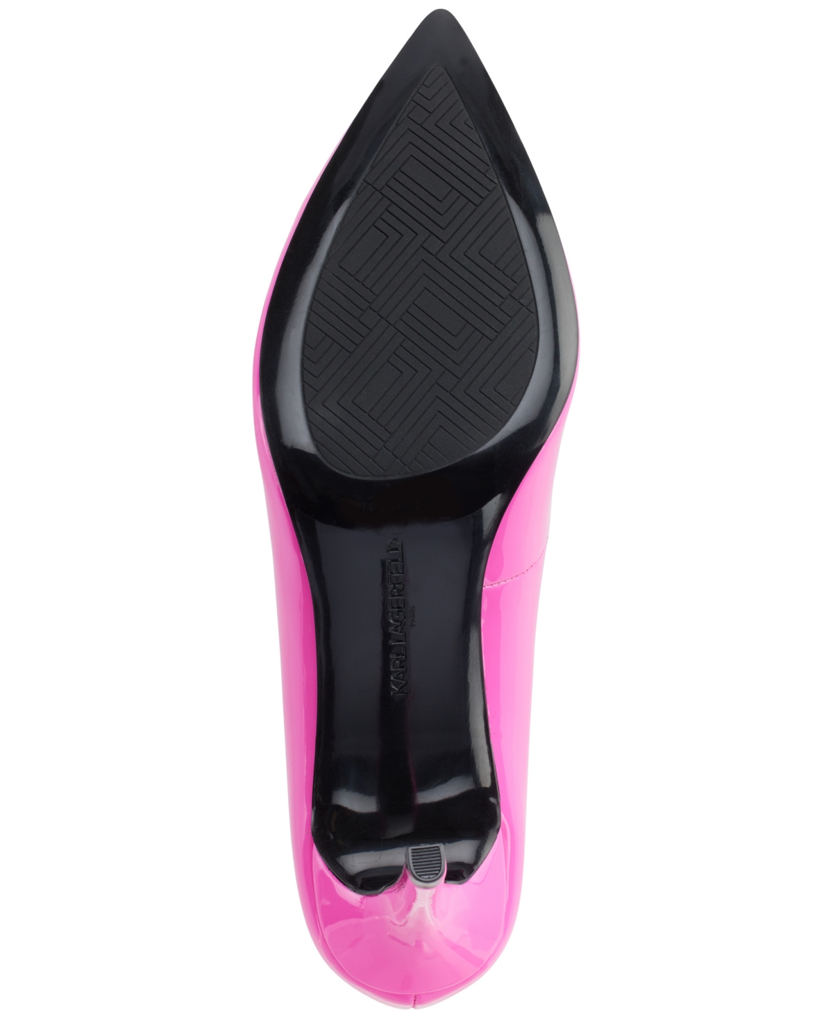 Karl Lagerfeld Royale Pointed Toe Pump In Pink