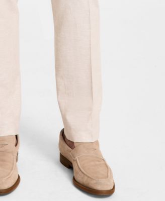 Men's Slim-Fit Linen Suit Pants, Exclusively at Macy's