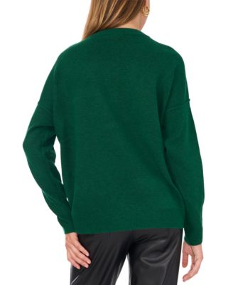 Cozy Long Sleeve Extend Shoulder Sweater