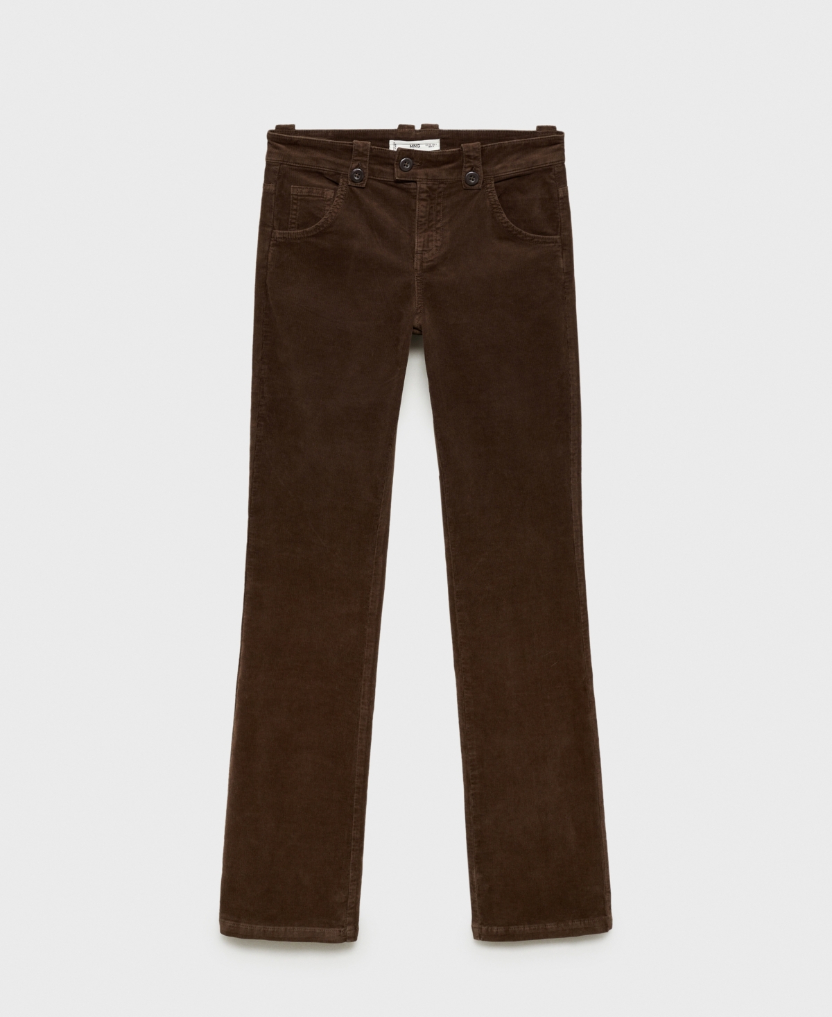 Mango Women's Flared Corduroy Trousers In Brown