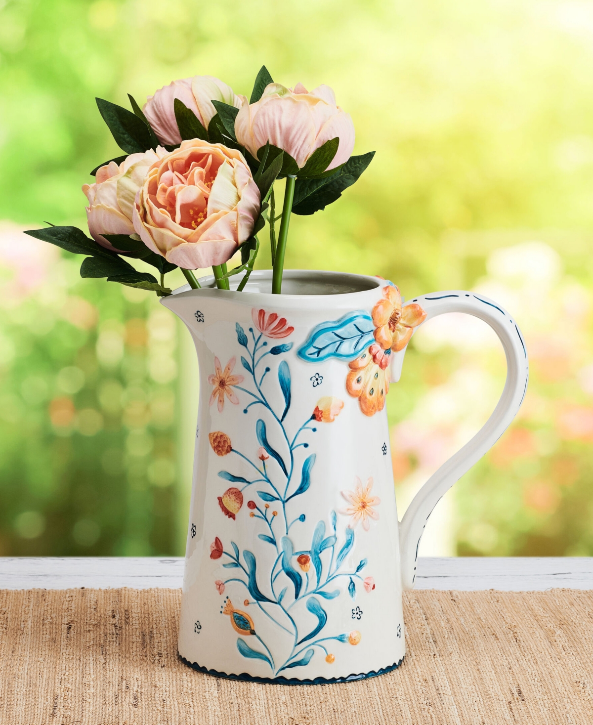 Fitz And Floyd Gracie Pitcher In Assorted