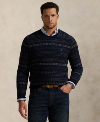 Polo Ralph Lauren - Men's Big & Tall Fair Isle Wool Sweater