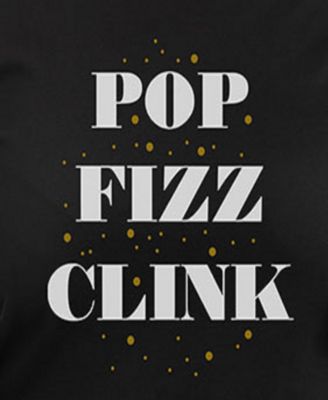 Plus Size Trendy Pop Fizz Clink Graphic Pullover Top