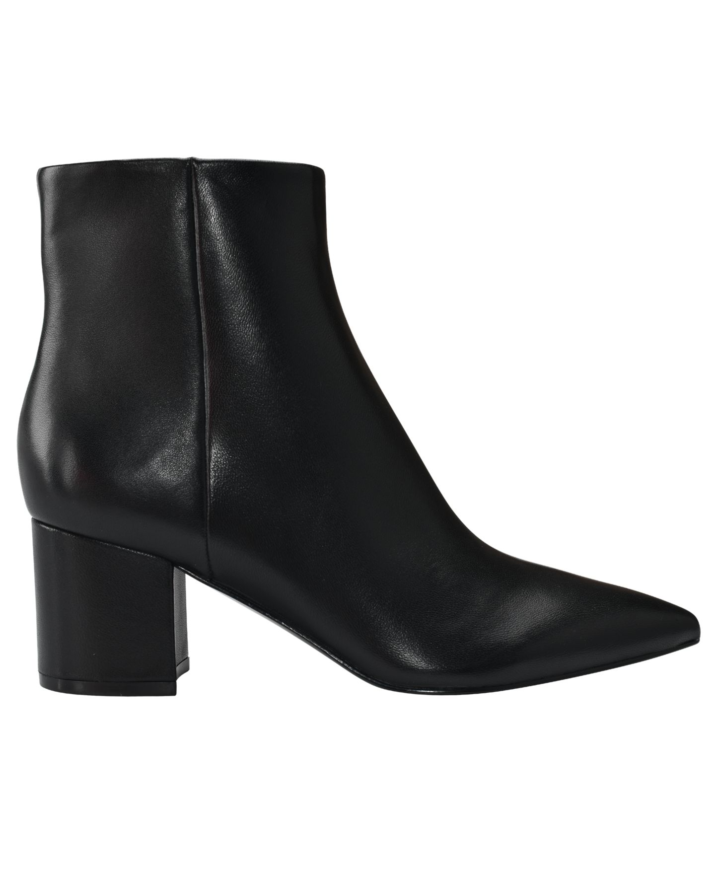 Женские ботинки Marc Fisher LTD Jarli Block Heel Dress Booties, цвет: Чёрный кожаный — фото 2