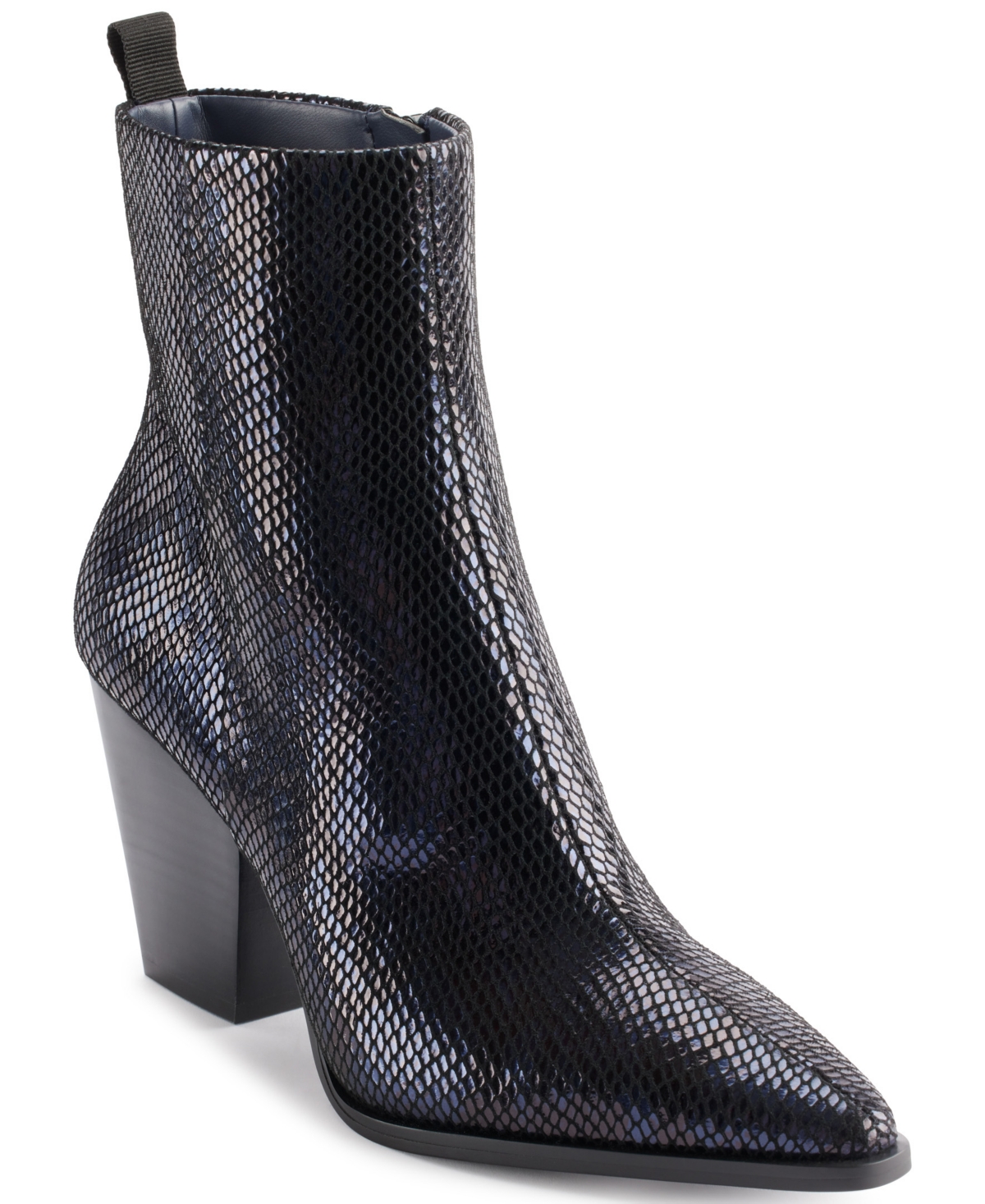Karl Lagerfeld Women's Keslyn Western Pointy Toe Boots In Navy