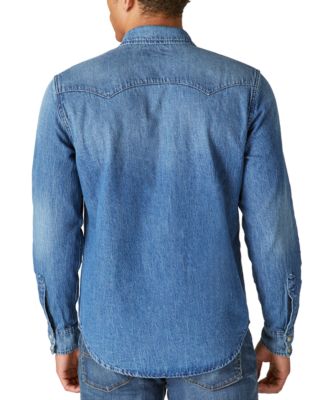 Men's Sawtooth Denim Western Shirt