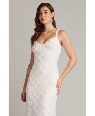 Women's Erma 3D Floral Spaghetti Strap Gown