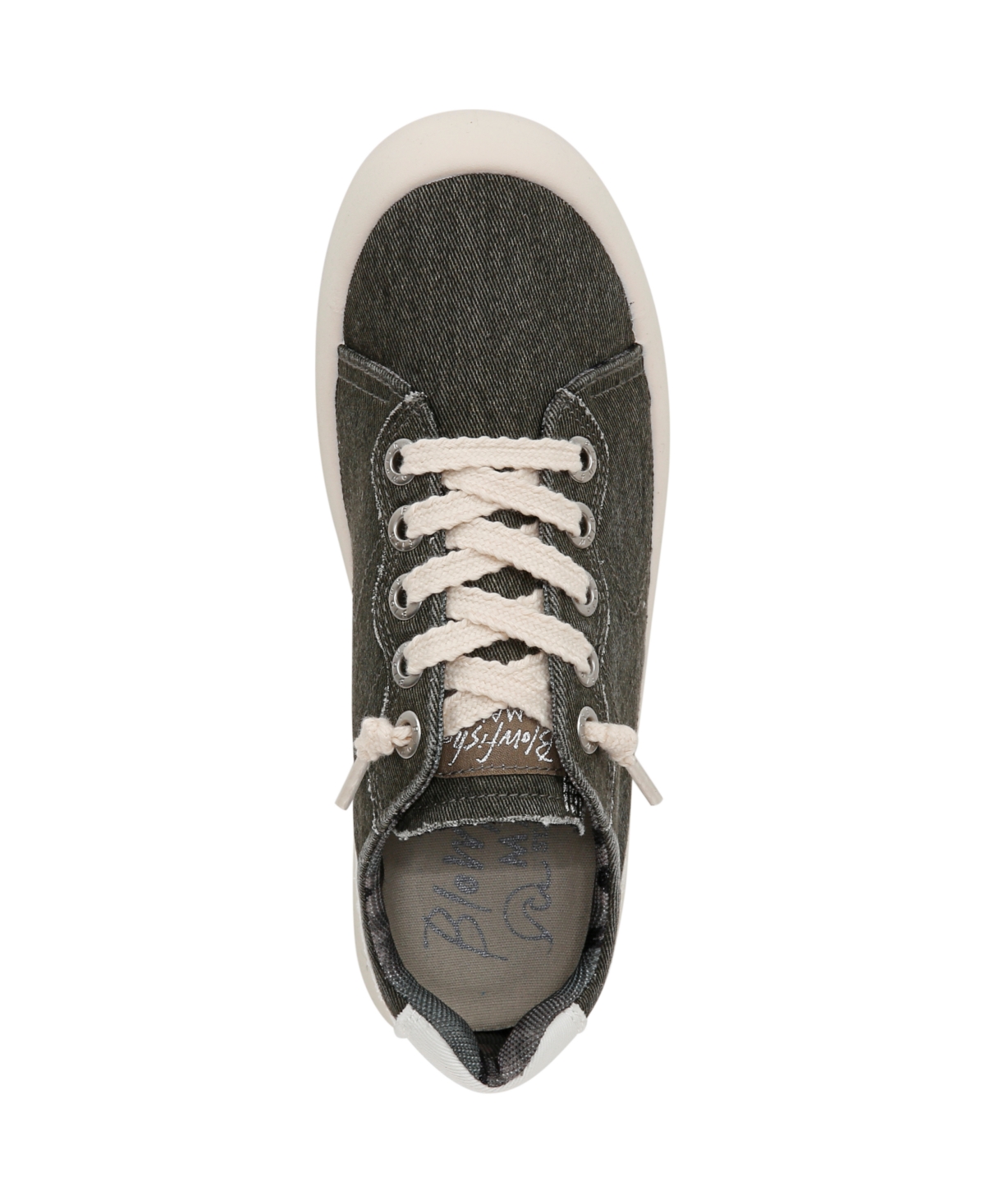 Shop Blowfish Malibu Women's Boardwalk Lace Up Sneakers In Camo Green Fabric