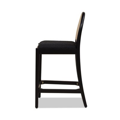 Set of 2 Rattan Counter Height Stools