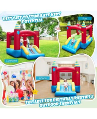 Kids Inflatable Bounce Castle Excluded Blower