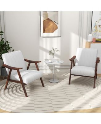 Modern Accent Chair Leisure Armchair with Felt Pads