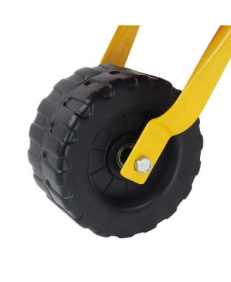 Outdoor Garden Backyard Play Toy Kids Metal Wheelbarrow