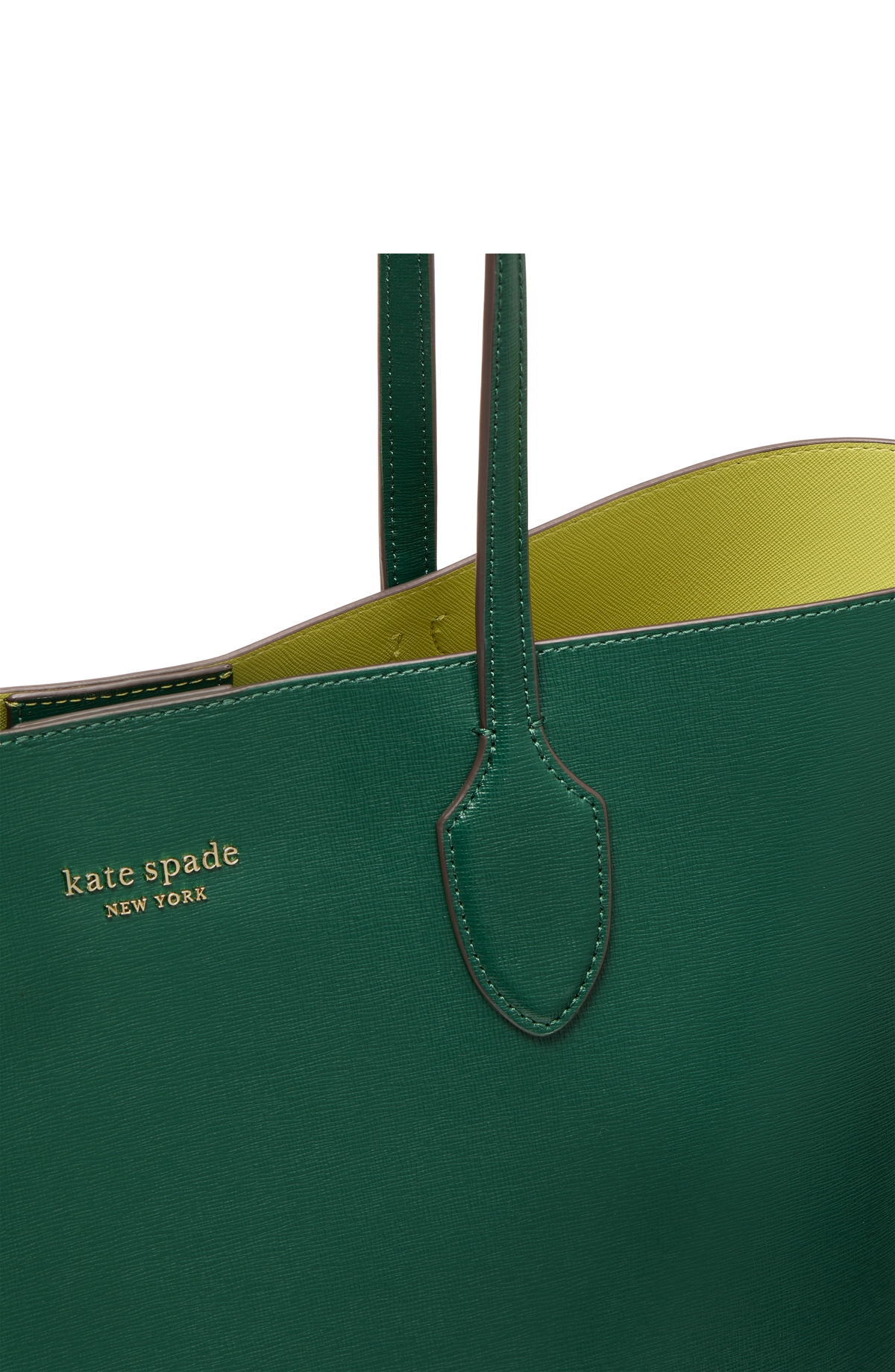 Shop Kate Spade Bleecker Large Tote Bag In Arugula